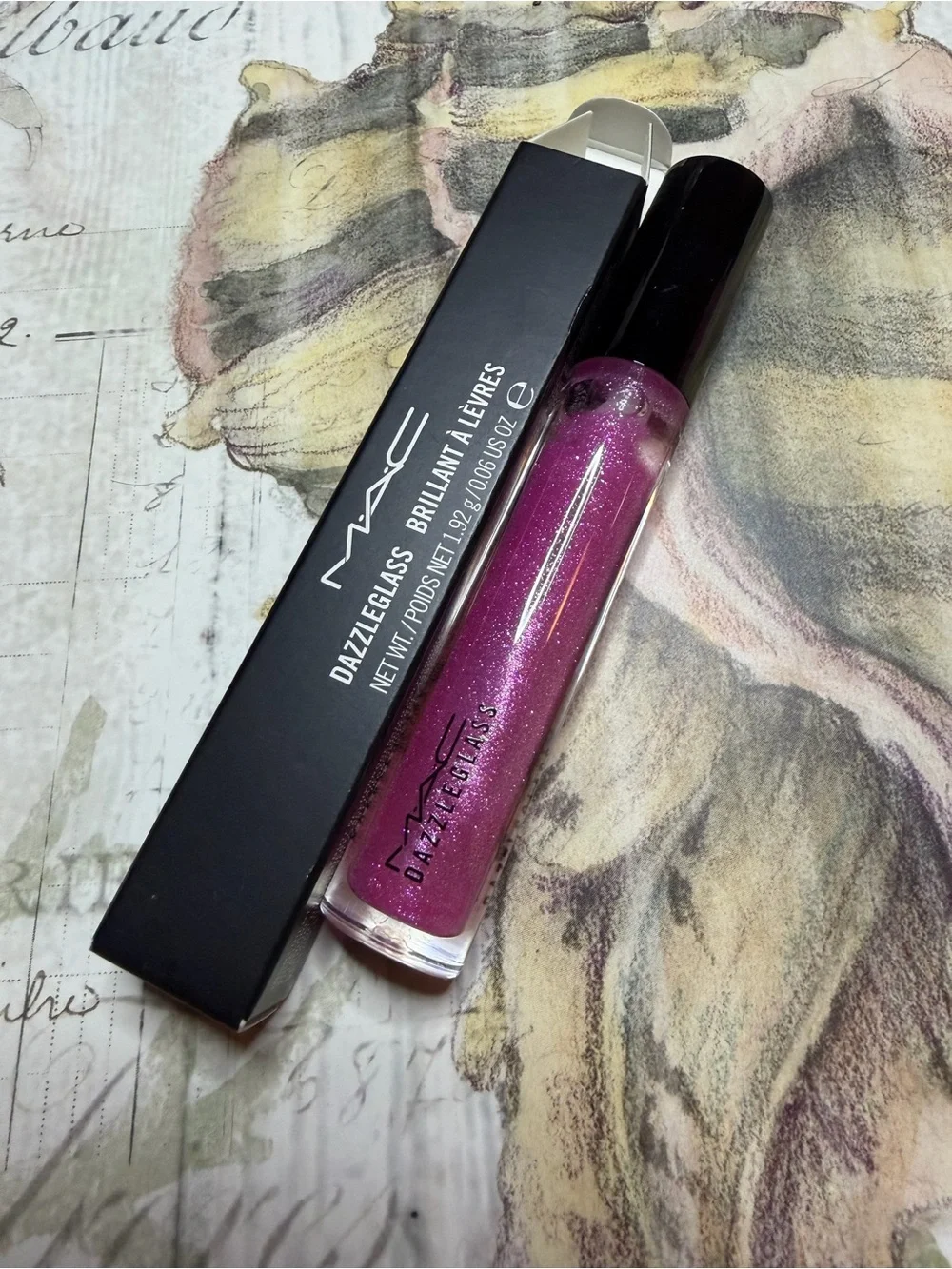 MAC COSMETICS LIKE VENUS DAZZLEGLASS BNIB lipgloss lipglass Rare Dazzle